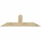 Ekena Millwork Portland Rough Sawn Timber Gable Bracket, Douglas Fir, 60"W x 17"H x 6"D x 6"F, 7/12 Pitch GBW060X17X0606POR00RDF - alternate 1